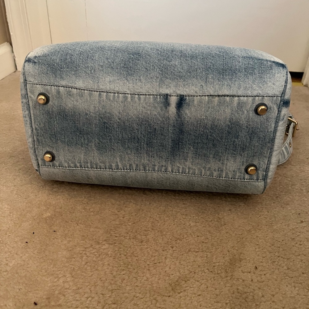 Coach Large Rowan in Loved Denim - Picture 3 of 5
